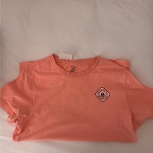 Unisex coral Hurley t-shirt